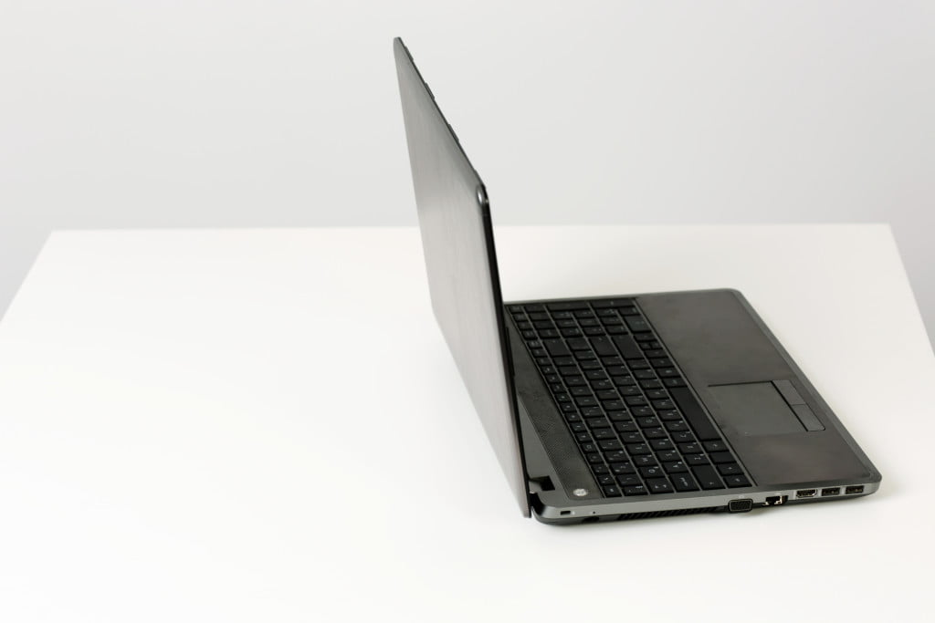 Image of a laptop on the desk